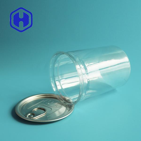 350ml Round Packing Plastic Spice Cans Sauce Tinplate Easy Open End