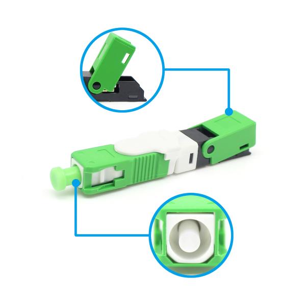 FTTH FTTxFTTB Network SC/UPC Optical Fiber Single Mode Fast Connector for Drop Cable