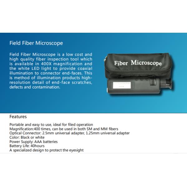 Hot Selling China Supplier 200X 400X Handheld Fiber Optic Inspection Microscope