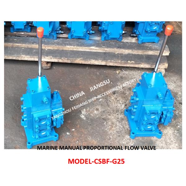 WINDLASS CONTROL VALVE - CSBF MANUAL PROPORTIONAL FLOW DIRECTIONAL COMPOSITE VALVE OF WINDLASS MATERIAL - CAST IRON