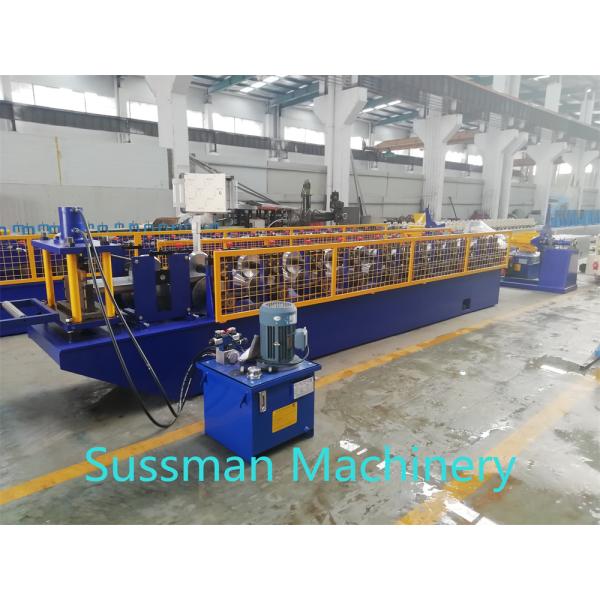 Automatic Customized 0.8mm PPGI Aluminium Roof Gutter Profile Making Machine