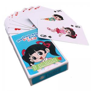 China 0.3mm Thick Custom Playing Cards No Minimum , Waterproof Anime Playing Cards on sale