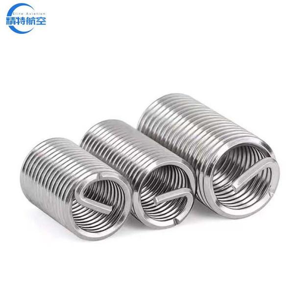 Standard Tools Compatible Wire Thread Inserts with Followed Drawing Specification and Zinc Plated Surface