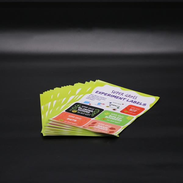 Customized Security Labels Printer Waterproof Adhesive Durable Thermal Direct Shipping Roll Multi-Language Sticker
