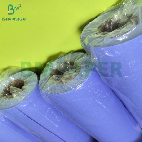 One Sided Purple Plotter Printing Paper 3'' Core 80g CAD Engineering Paper