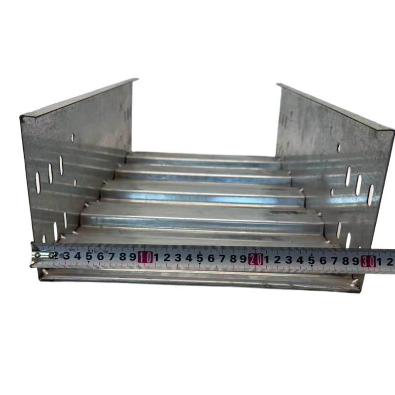 Corrugated Galvanized Steel Trough Cable Trunking Fireproof Electrical Wire Management