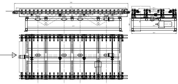 Duplex PDF Duct Flange Roll Former, PDF3 Flange Roll Former, PDF -3 integral duct flange