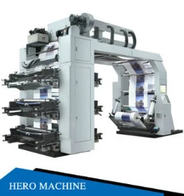 Multicolor Narrow Web Roll To Roll Flexo Printing Machine For Paper Film