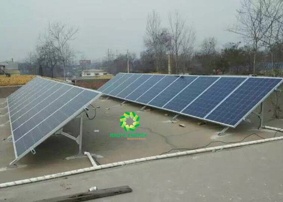 Large Scale Utility Solar Ground Mount System Anodized Aluminum 6005-T5 Material