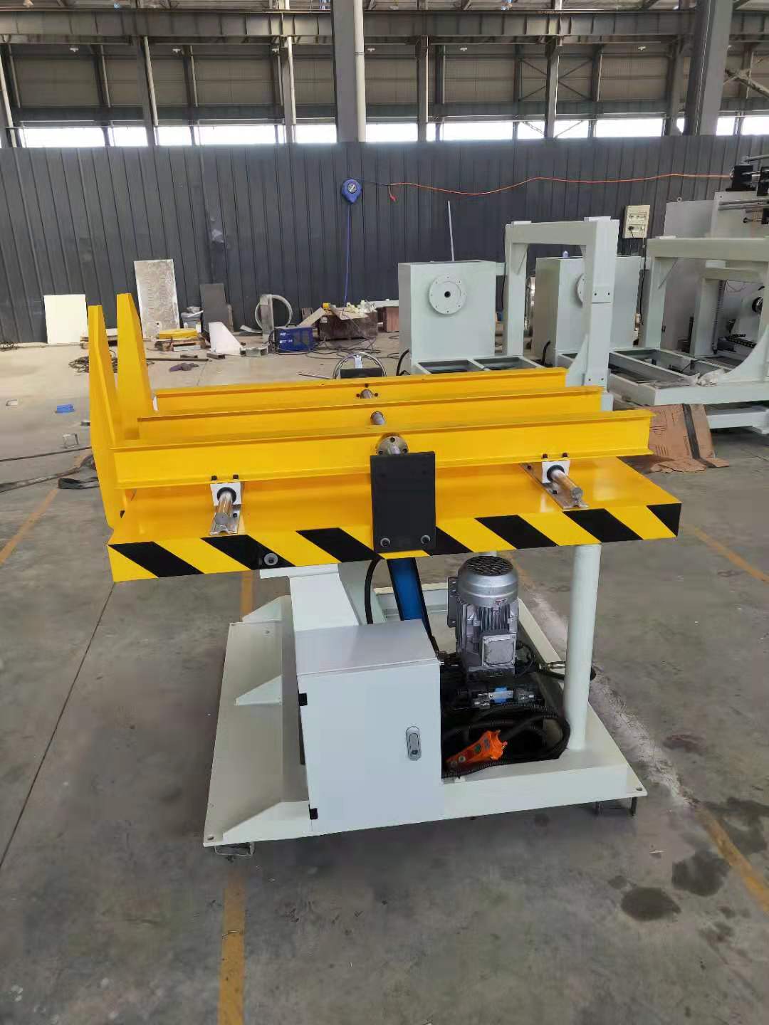Transformer Core Stacking Table with 0.1~0.2mm Stacking Accuracy, 1000kg Load Capacity and Handheld Controller for Hydraulic Tilting Worktable