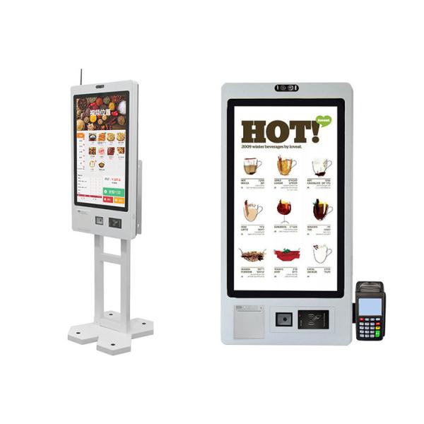 Indoor Interactive Kiosk Touch Screen Order Android Self Service Check Out Machine Self Ordering Kiosk Terminal
