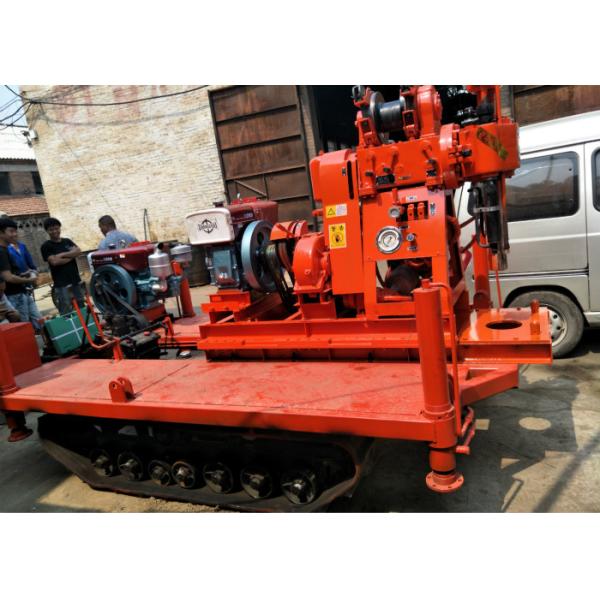 Mobile 100m Drill Rig Mining/Soil Sampling With Color Customised