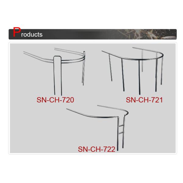 Elevator Cabin Decoration St. St Round Hand Rail for Elevator Parts