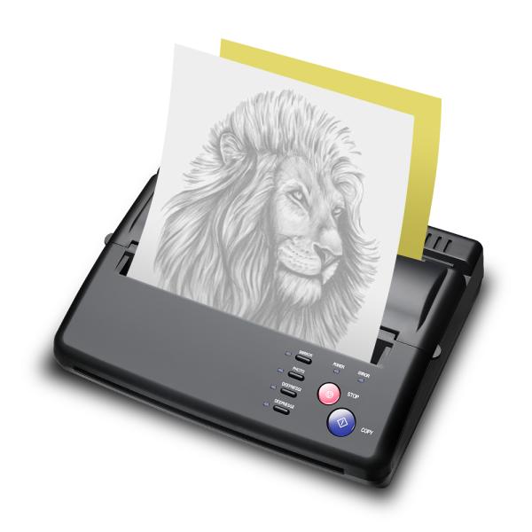 A4 A5 Thermal Tattoo Stencil Printer OEM Tattoo Transfer Paper Printer