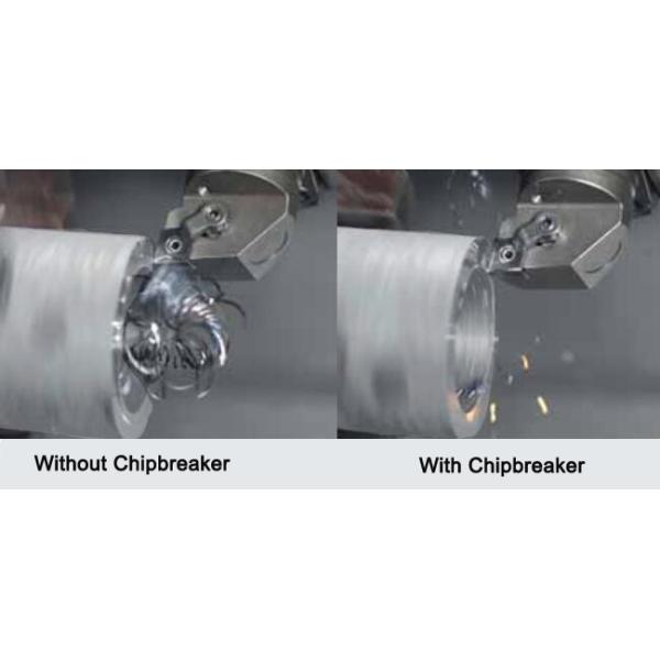 Chipbreaker PCBN Cutting Inserts / Polycrystalline Cubic Boron Nitride