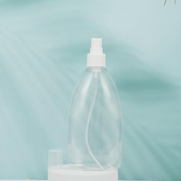 Clear Round PMMA Lotion Bottles 250ml 300ml 500ml Sample Provided White/Customer Request