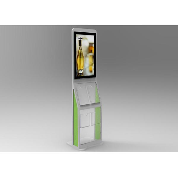 13.3'' PCAP Touch Screen Information Kiosk Android OS With Brochure Shelf