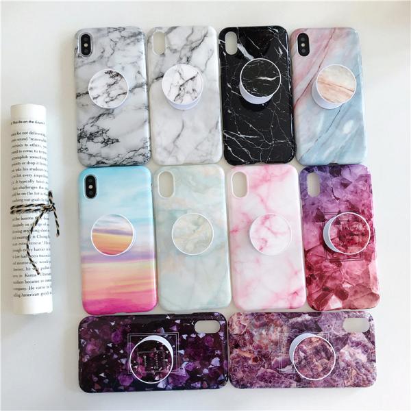 Iphone X(s) TPU mable case with holder, Iphone X(s) protective TPU case, Iphone X(s) accessories, Iphone X marble case