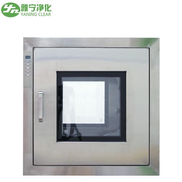 Stainless Steel Static Type Clean Room Pass Through Box / Transfer Window