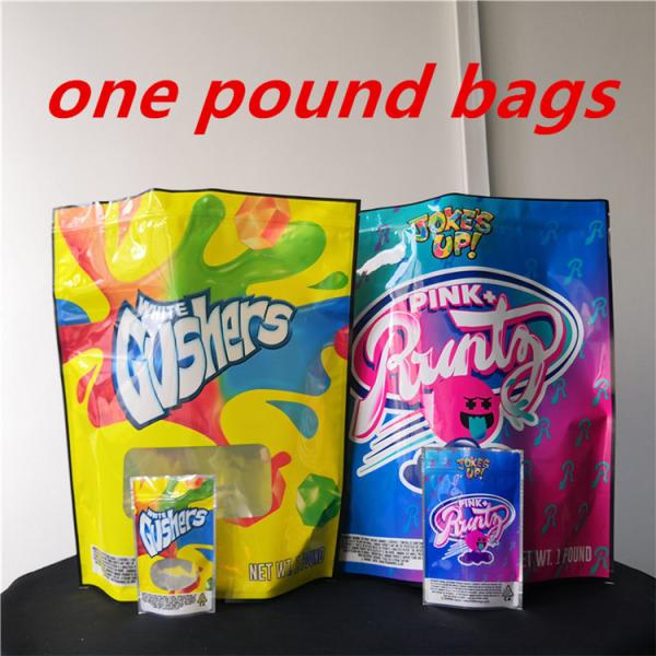 Cookies Plastic Pouches Packaging Foil Child Resistant Biodegradable Flower Packaging