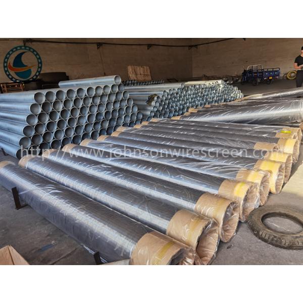Low Carbon Galvanized Johnson Wire Screen For Water Wells For Sand Control