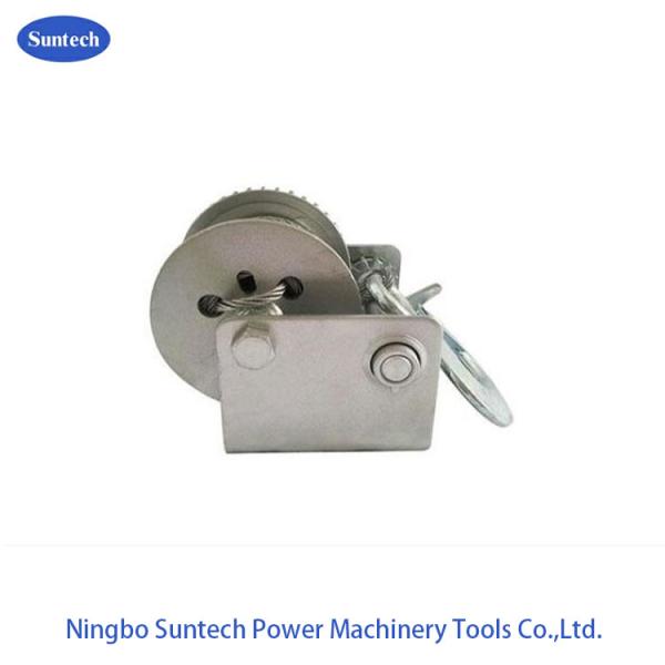 Light Weight Small Manual Hand Winch With Soft Rubber Handle 800lbs