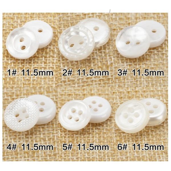 popular high quality 2holes ayoya natural shell button river shell button