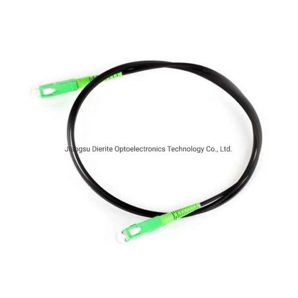 Outdoor FTTH Drop Fiber Optic Cable Sc To Sc Simplex Sm Fiber Drop Cable
