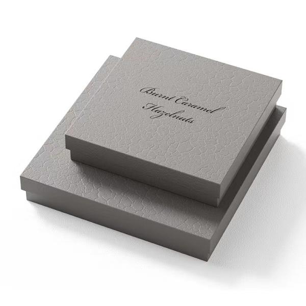 Factory Customized Empty Chocolate Food Packaging Boxes with Inserts CMYK/Pantone Printing Cardboard Rigid box