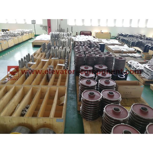Lift Gearless Traction Machine For Room - Less / Elevator Motor