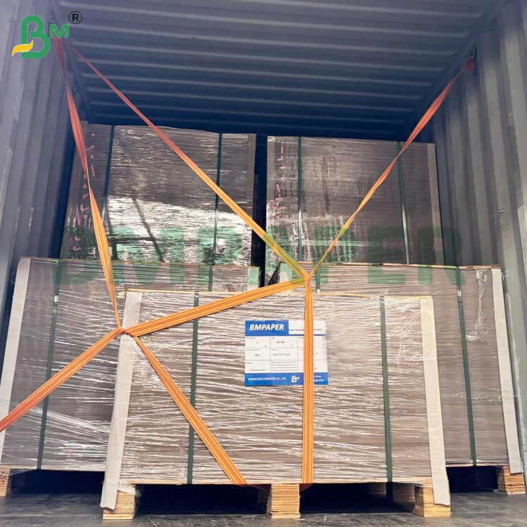 0.5mm Durable Coated One Side With Grey Back Duplex Cardboard