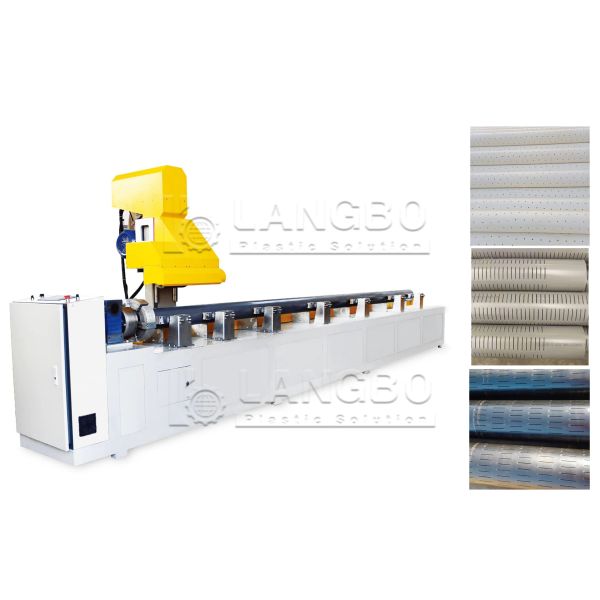 PVC PE PP Pipe Grooving Machine PVC Pipe Threading Machine Automatic PVC Slotting Machine