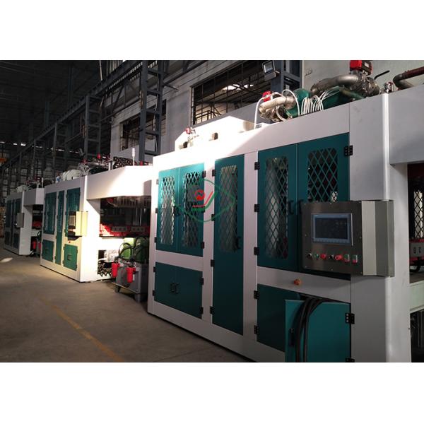 Sugarcane Disposable Take Away Tableware Pulp Molding Equipment With PLC + Touch Screen + Simens