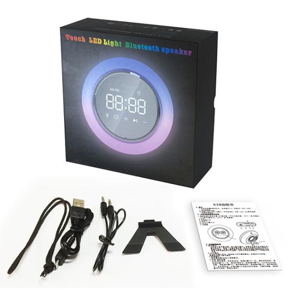 Waterproof Wireless Bluetooth Alarm Clock With Speaker / USB Charger 4Ω 5W