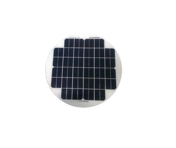 Home Lighting System PV Solar Panels / Round Solar Cell Composite Film Back Sheet