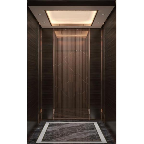 IP67 Home Villa Elevator Cabin Decoration With Led Light And PVC Floor