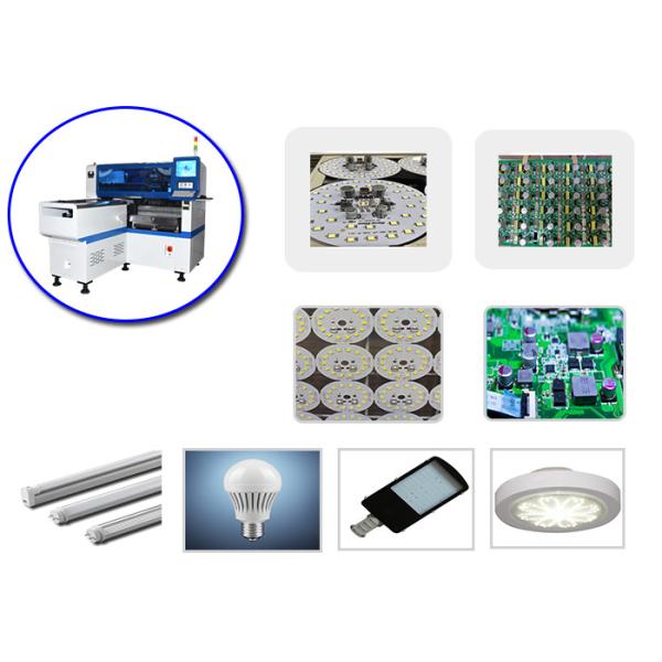 LED Downlight Lens SMT Mounting Machine 45000 CPH Pick And Place Machine