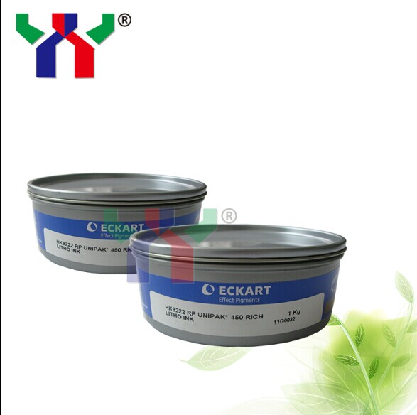 Eckart Solvent Based Gold and Silver Offset Printing Ink for Sheet-fed Paper Printing in 1kg/can