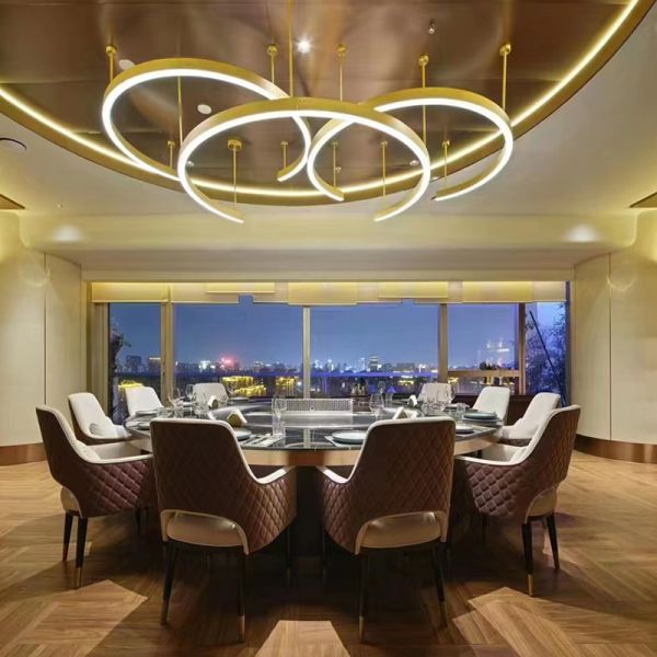 10 Seats Gas Table Performance Circle Teppanyaki Grill Table