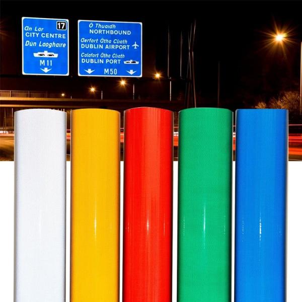 High Intensity PET Reflectorized Vinyl Translucent Reflective Vinyl Sheeting