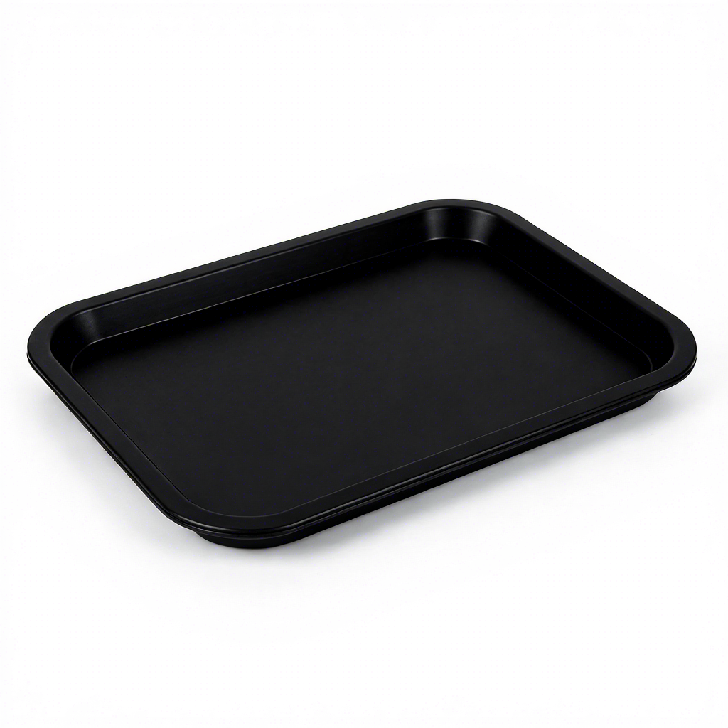 Commercial Rectangular Plastic Tray Thick Non Slip Serving Tray for Restaurant Canteen Fast Food Multi Color Catering Tray