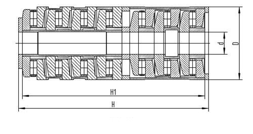 T8AR18100 18*100*304mm Multi-Stage cylindrical roller thrust bearings
