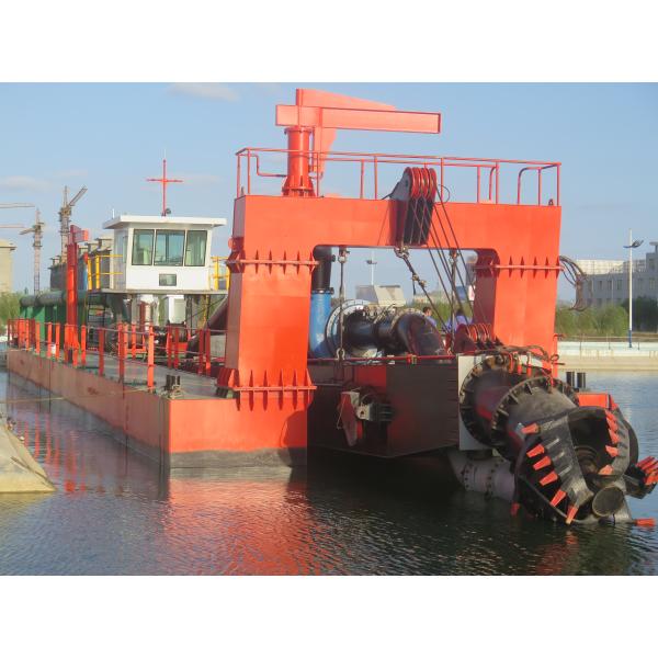 High Performance 20 inch 700 cbm/h Solid Sand Suction Hydraulic Cutter Suction Dredger with Spud Carriage for Dredging