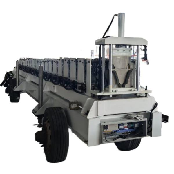 Portable Gutter Roll Forming Machine with 500mm Feeding Width and 8-15m/min Production Capacity for Various Growing Methods