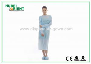 China Hospital/Clinic Use Disposable CPE Protective Clothing With Thumb Cuffs Medical Use Plastic gown on sale