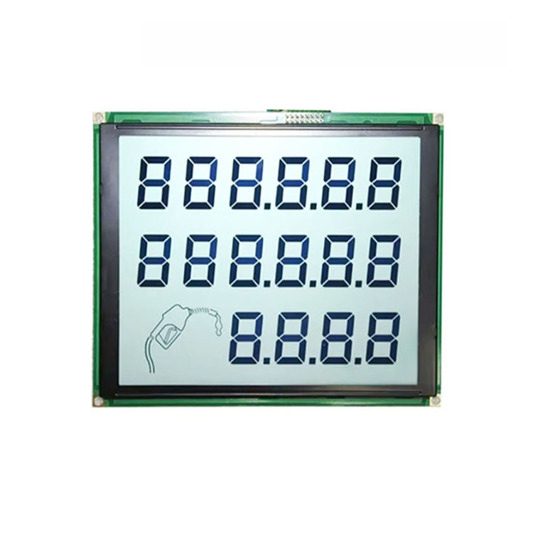 16-Digit TN Segment Fuel Dispenser LCD Display Modules