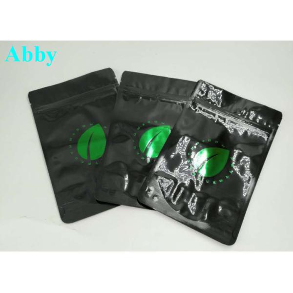One Side Transparent Plastic Pouches Packaging Clear Window Stand Up For Coffee