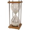 Wholesale handmake unique clear hourglass with Iron, sand timer, sand clock for sale