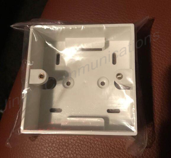 80mm 40mm Network Faceplate German Type 2 Port Faceplate