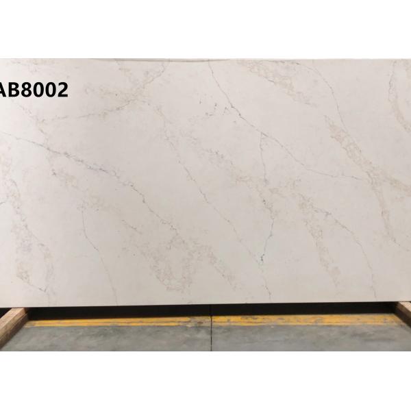 Durable Artificial Quartz Slabs Countertop Non Porous Environment Friendly